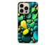 Husa Silicon Soft Upzz Print, Compatibila Cu iPhone 13 Pro Max, Color Stones