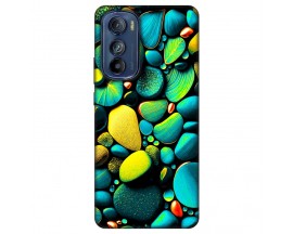 Husa Silicon Soft Upzz Print, Compatibila Cu Motorola Edge 30, Color Stones