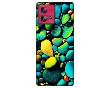 Husa Silicon Soft Upzz Print, Compatibila Cu Motorola Edge 30 Fusion, Color Stones