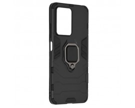 Husa Spate Upzz Techsuit Shield Cu Inel Metalic, Compatibila Cu Xiaomi Redmi Note 12 Pro / Poco X5 Pro, Negru