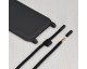Husa Upzz Techsuit Crossbody Compatibila Cu Xiaomi Redmi 12C, Snur De Prindere Inclus, Silicon Soft, Negru