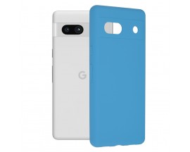 Husa Spate Upzz Techsuit Soft Edge, Compatibila Cu Google Pixel 7a - Denim Blue