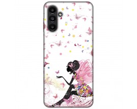Husa Silicon Soft Upzz Print, Compatibila Cu Samsung Galaxy A04s, Pink Fairy
