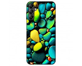 Husa Silicon Soft Upzz Print, Compatibila Cu Samsung Galaxy A14 5G, Color Stones