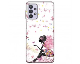Husa Silicon Soft Upzz Print, Compatibila Cu Samsung Galaxy A23 5G, Pink Fairy