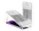 Folie Sticla Securizata Upzz Easy Stick Compatibila Cu iPhone 12 Pro Max, Aplicator Inclus, Super Rezistenta
