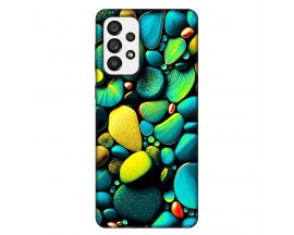 Husa Silicon Soft Upzz Print, Compatibila Cu Samsung Galaxy A13 4G, Color Stones
