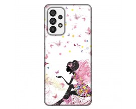 Husa Silicon Soft Upzz Print, Compatibila Cu Samsung Galaxy A13 4G, Pink Fairy