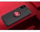 Husa Spate Silicon Premium iRing Metalic Mixon iPhone X, iPhone 10 Cu Ring Metalic Pe Spate Negru-Red