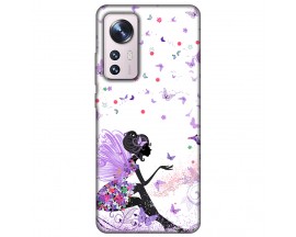Husa Silicon Soft Upzz Print, Compatibila Cu Xiaomi 12 Lite, Purple Fairy
