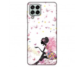 Husa Silicon Soft Upzz Print, Compatibila Cu Samsung Galaxy M53, Pink Fairy