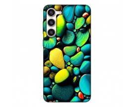 Husa Silicon Soft Upzz Print, Compatibila Cu Samsung Galaxy S23, Color Stones