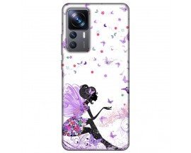 Husa Silicon Soft Upzz Print, Compatibila Cu Xiaomi 12T, Purple Fairy