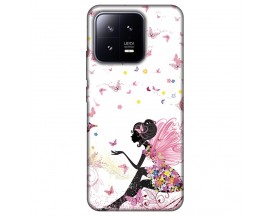 Husa Silicon Soft Upzz Print, Compatibila Cu Xiaomi 13, Pink Fairy