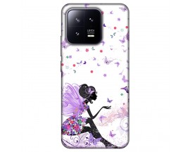 Husa Silicon Soft Upzz Print, Compatibila Cu Xiaomi 13, Purple Fairy