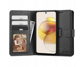 Husa Tech-Protect Wallet, Compatibila Cu Motorola Moto G73 5G, Negru