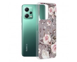 Husa Silicon Upzz Tech Marble Series, Compatibila Cu Xiaomi Redmi Note 12 5G / Poco X5 - Bloom of Ruth Gray