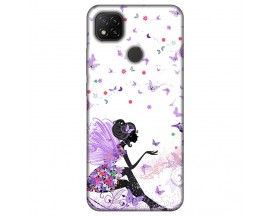 Husa Silicon Soft Upzz Print, Compatibila Cu Xiaomi Redmi 10A, Purple Fairy