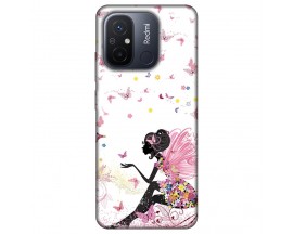 Husa Silicon Soft Upzz Print, Compatibila Cu Xiaomi Redmi 12C, Pink Fairy
