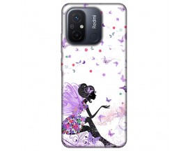 Husa Silicon Soft Upzz Print, Compatibila Cu Xiaomi Redmi 12C, Purple Fairy