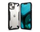 Husa Spate Ringke Fusion X, Compatibila Cu iPhone 14 Plus, Transparenta Cu Rama Neagra