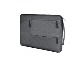 Husa Upzz Tech Protect Pocket  Compatibila Cu Laptop 13 inch, Gri