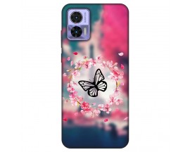 Husa Silicon Soft Upzz Print, Compatibila Cu Motorola Edge 30 Neo, Butterfly