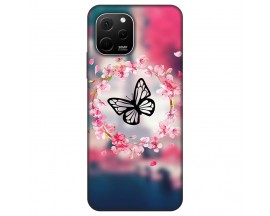 Husa Silicon Soft Upzz Print, Compatibila Cu Huawei Nova Y61, Butterfly