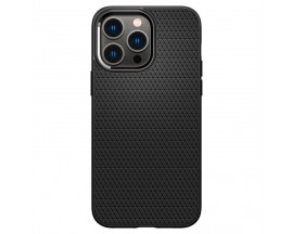 Husa Spate Spigen Liquid Air, Compatibila Cu iPhone 15 Pro Max, Silicon, Negru
