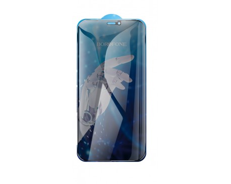 Folie Sticla Securizata Full Cover Upzz Borofone Diamond Armor Anti-Spy, Compatibila Cu iPhone 14, Privacy, BF7