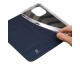 Husa Premium Flip Cover Duxducis Skin Pro, Compatibila Cu iPhone 15 Plus, Blue