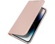 Husa Premium Flip Cover Duxducis Skin Pro, Compatibila Cu iPhone 15 Pro Max, Roz