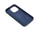 Husa Upzz Leather Cu Functie Magsafe Compatibila Cu iPhone 15 Pro Max, Indigo Blue