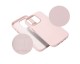 Husa Upzz Leather Cu Functie Magsafe Compatibila Cu iPhone 15 Pro, Roz