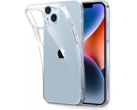 Husa Upzz Slim, Compatibila Cu iPhone 15, Grosime 0.5mm, Transparenta
