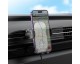 Suport Auto Hoco HW4 Gravity Cu Incarcare Wireless Putere Incarcare 15W, Montaj In Ventilatie, Negru