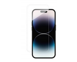 Folie Nano Glass Hybrida Bestsuit Compatibila Cu iPhone 15 Pro Max, Transparenta, Case Friendly