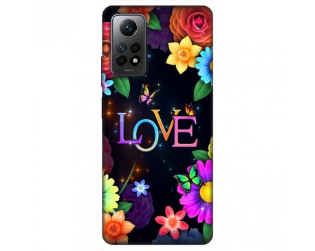 Husa Silicon Soft Upzz Print, Compatibila Cu Xiaomi Redmi Note 12 Pro 4G, Floral Love