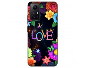 Husa Silicon Soft Upzz Print, Compatibila Cu Xiaomi Redmi Note 12S, Floral Love