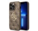 Husa Spate Guess Compatibila Cu iPhone 15 Pro, Colectia Big Metal Logo, Maro - 71520