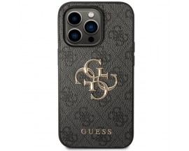 Husa Spate Guess Compatibila Cu iPhone 15 Pro, Colectia Big Metal Logo, Negru - 71568