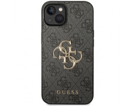 Husa Spate Guess Compatibila Cu iPhone 15, Colectia Big Metal Logo, Negru - 71544