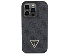 Husa Spate Guess Compatibila Cu iPhone 15 Pro Max, Colectia Diamond Leather, Negru - 46276