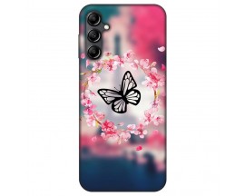 Husa Silicon Soft Upzz Print, Compatibila Cu Samsung Galaxy A24 4G, Butterfly
