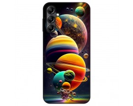 Husa Silicon Soft Upzz Print, Compatibila Cu Samsung Galaxy A24 4G, Planets