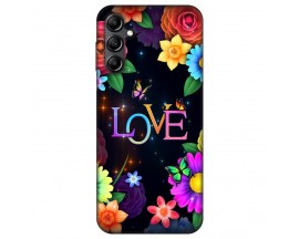 Husa Silicon Soft Upzz Print, Compatibila Cu Samsung Galaxy M34 5G, Floral Love