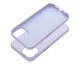 Husa Spate Roar Leather Compatibila Cu iPhone 15, Functie Magsafe, Piele, Interior Microfibra, Mov