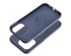 Husa Spate Roar Leather Compatibila Cu iPhone 15 Pro Max, Functie Magsafe, Piele, Interior Microfibra, Blue Navy