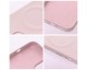 Husa Spate Roar Leather Compatibila Cu iPhone 15, Functie Magsafe, Piele, Interior Microfibra, Roz