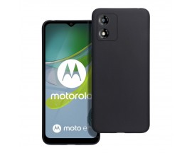 Husa Upzz Slim Matte Compatibila Cu Motorola Moto E13 , Silicon Slim Soft, Negru
